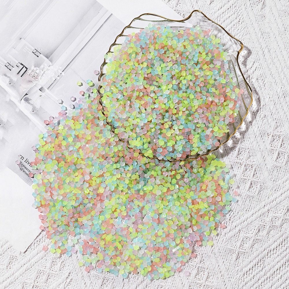Aquarium Fish Colour - 1000pcs 3-5mm Colourful Glow In Dark