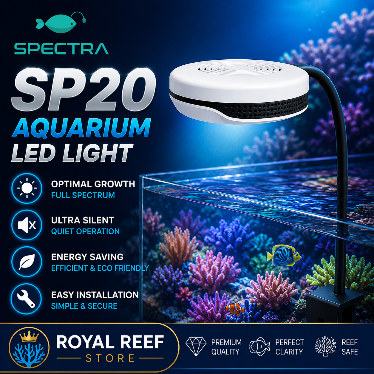 Aquarium Fish Freshwater - Spectra SP20 110-240V 20W Freshwater Saltwater