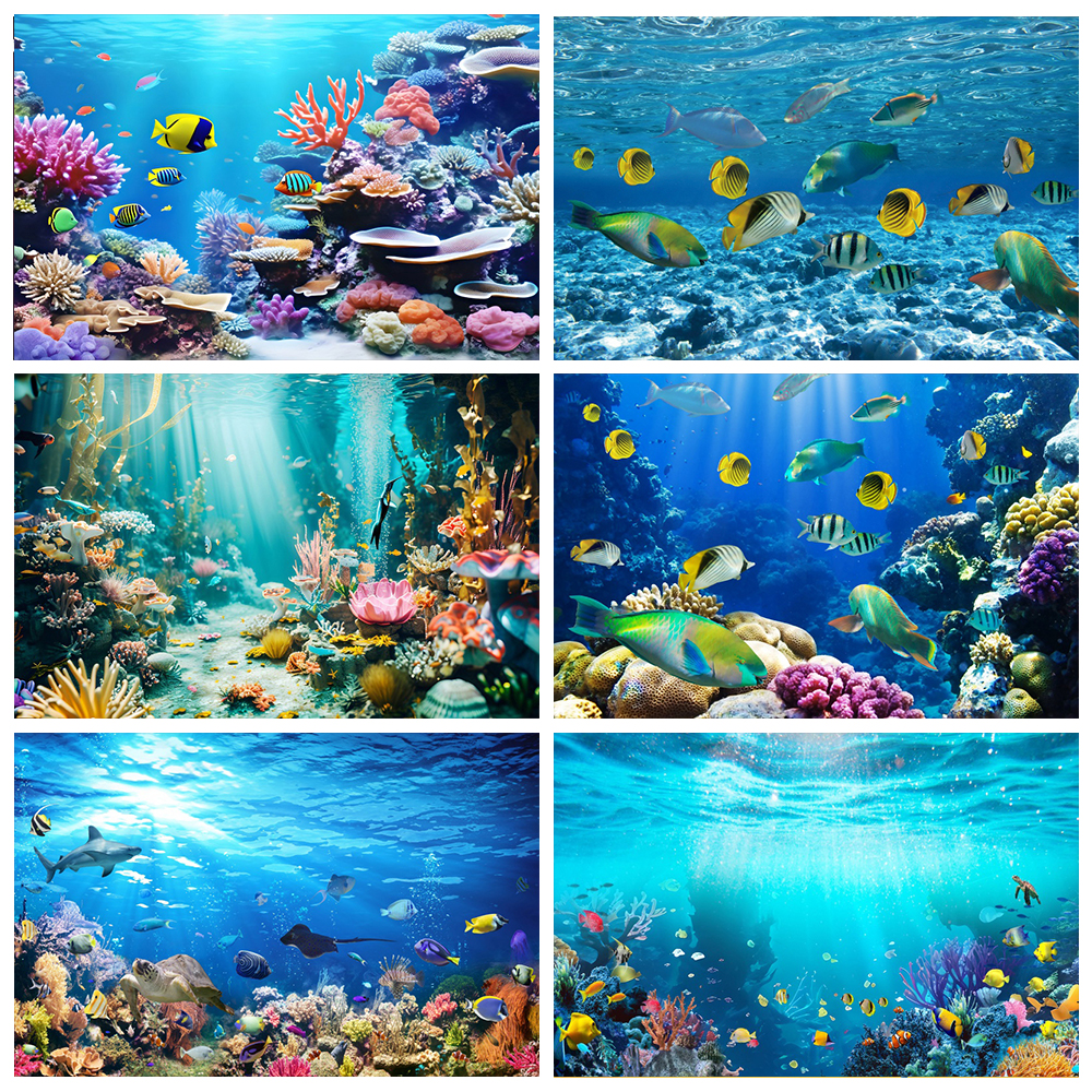 Aquarium Fish Photography - Ocean Underwater World Fish Coral Aquarium