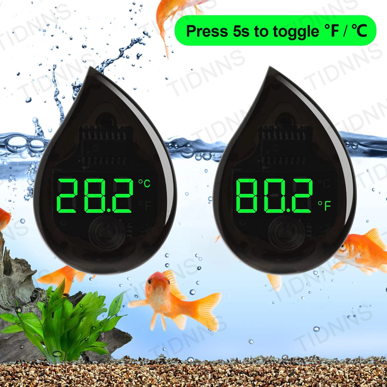 Aquarium Self-Adhesive Thermom - Aquarium Thermometer recensione e prezzo