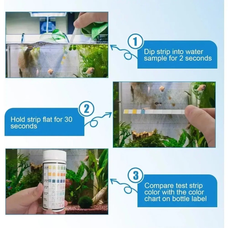 Aquarium Test Strip  Freshwate - Aquarium Fish Quality recensione e prezzo