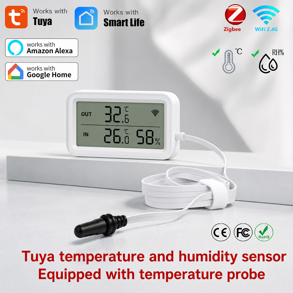 Tuya Zigbee WiFi Temp Humidity - Aquarium Thermometer recensione e prezzo