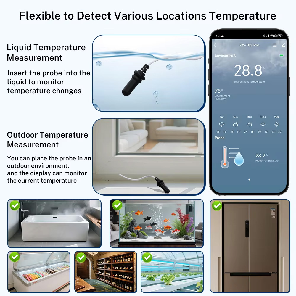 Tuya Zigbee WiFi Temp Humidity - Aquarium Thermometer recensione e prezzo