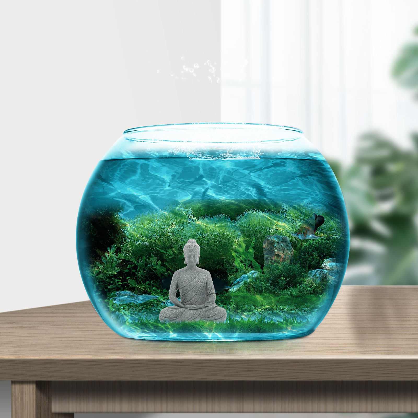 Compact Resin Buddha Statue fo - Aquarium Fish In recensione e prezzo