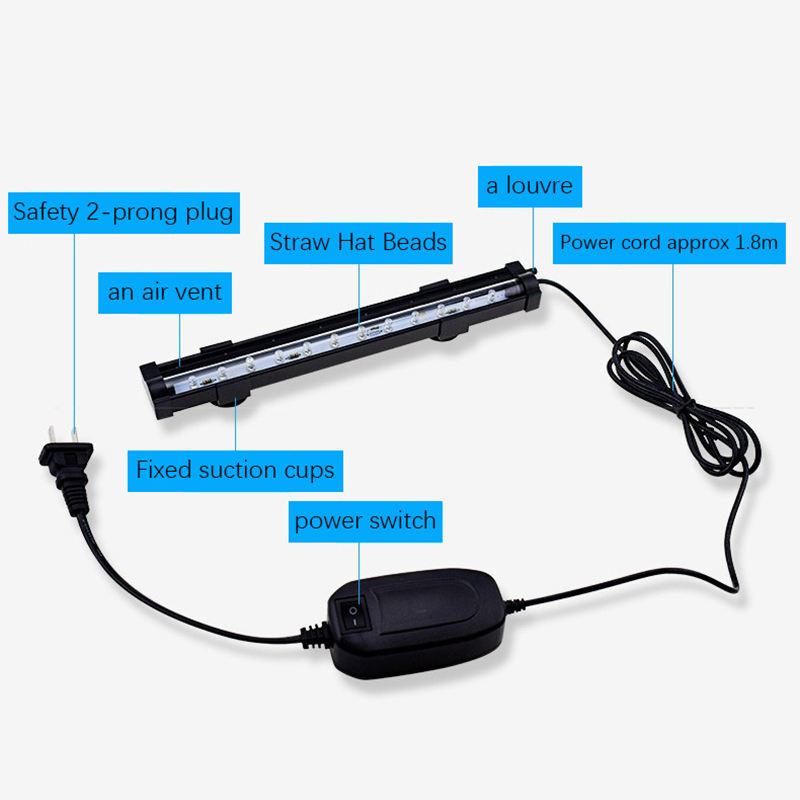 New Fish Tank LED Bubble Light - Aquarium Fish Colour recensione e prezzo