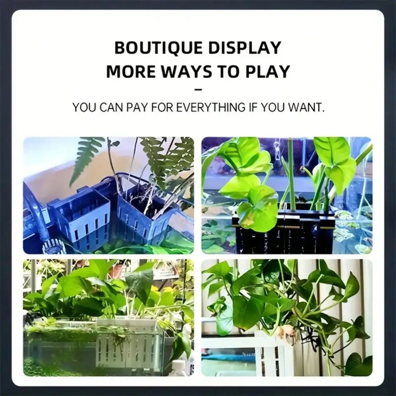 Aquarium Plant Holder Black Pl - Aquarium Fish Photography recensione e prezzo