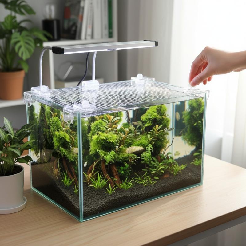 1Pcs Fish Tank Net Anti Jumpin - Aquarium Fish Jump Guard recensione e prezzo