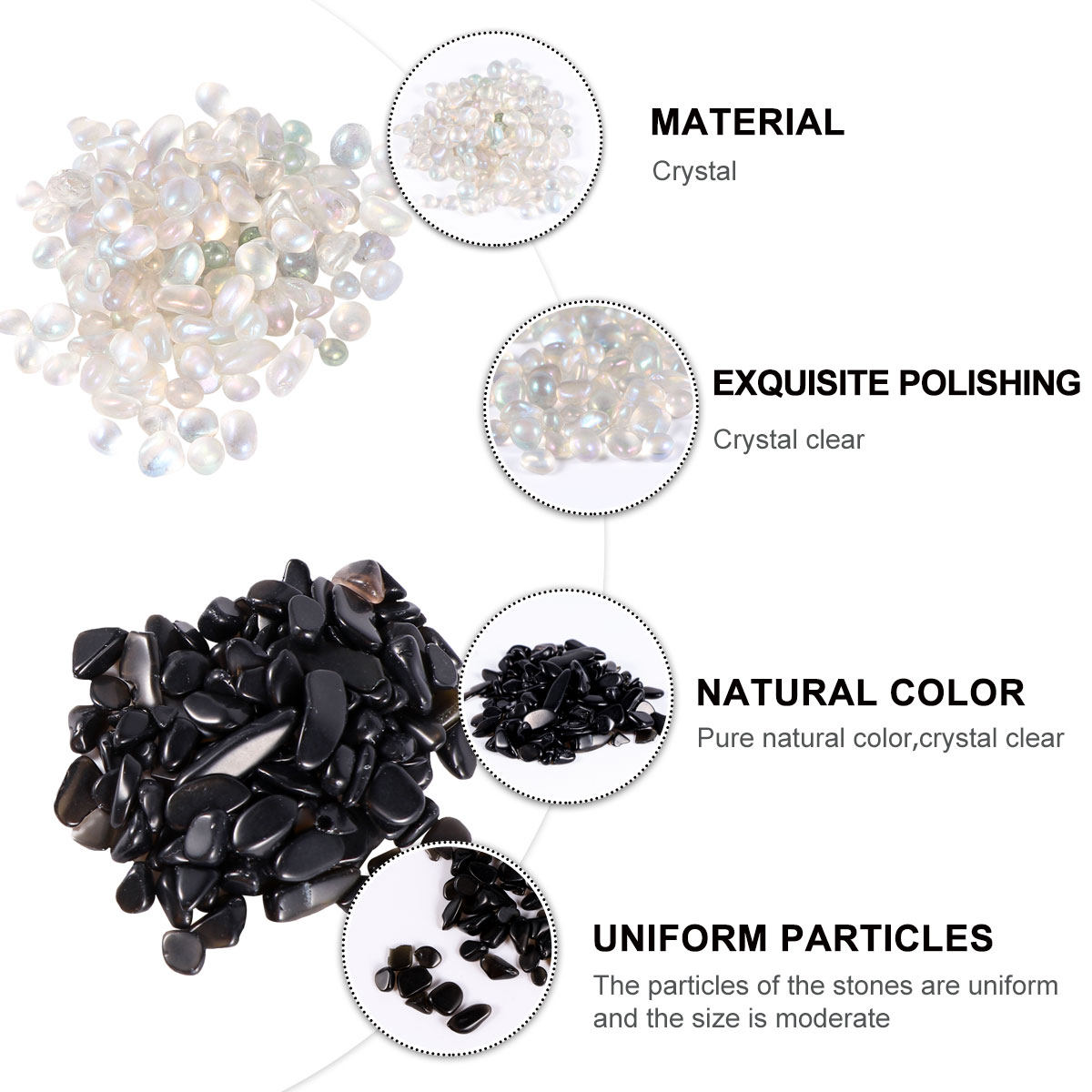 2Pack Crystal Stones Decorativ - Aquarium Fish Colour recensione e prezzo