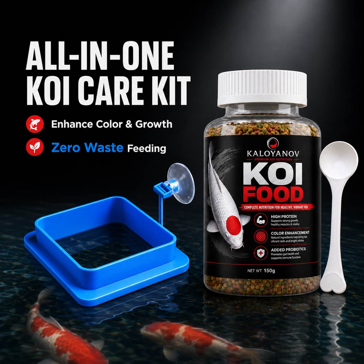 Koi Fish Food 150g High Protei - Aquarium Fish Colour recensione e prezzo