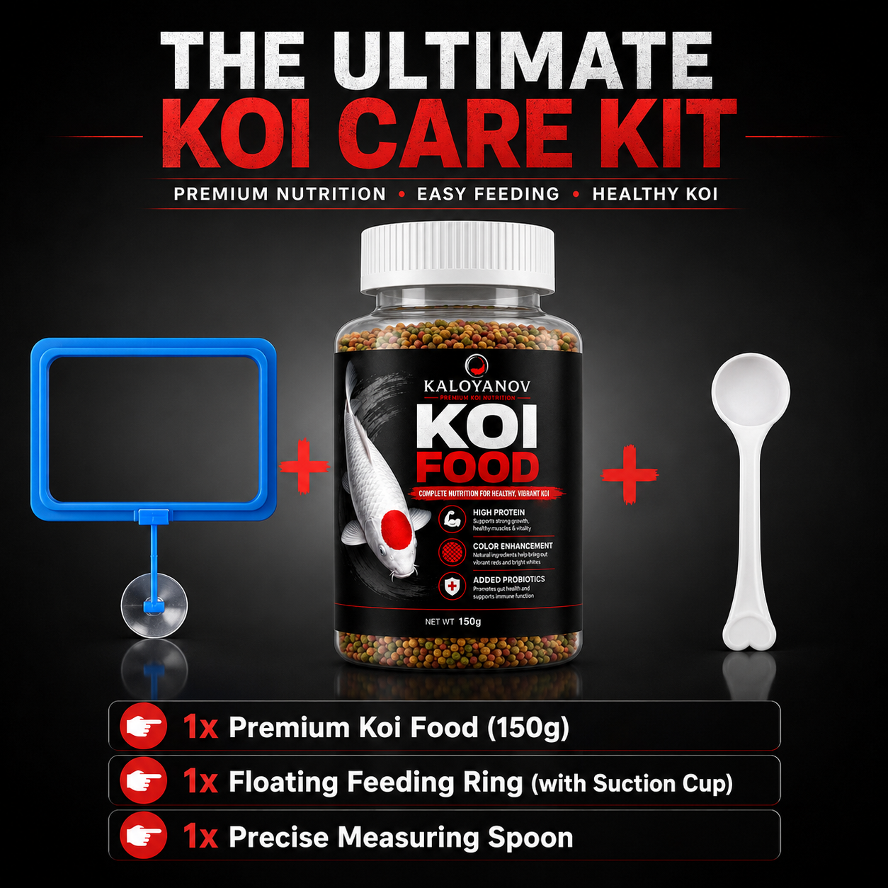 Koi Fish Food 150g High Protei - Aquarium Fish Colour recensione e prezzo