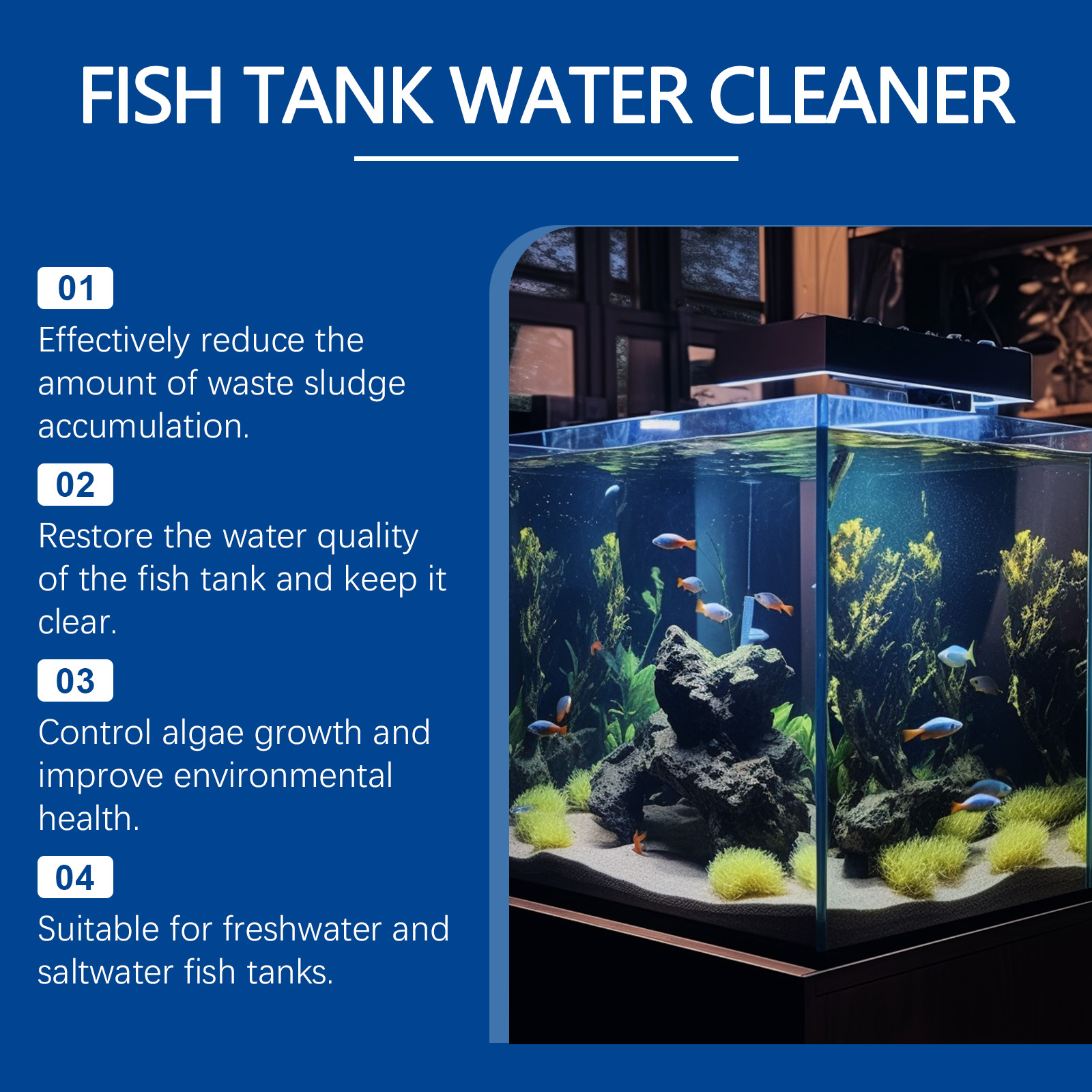 Aquarium Water Clarifier 100ml - Aquarium Fish Quality recensione e prezzo