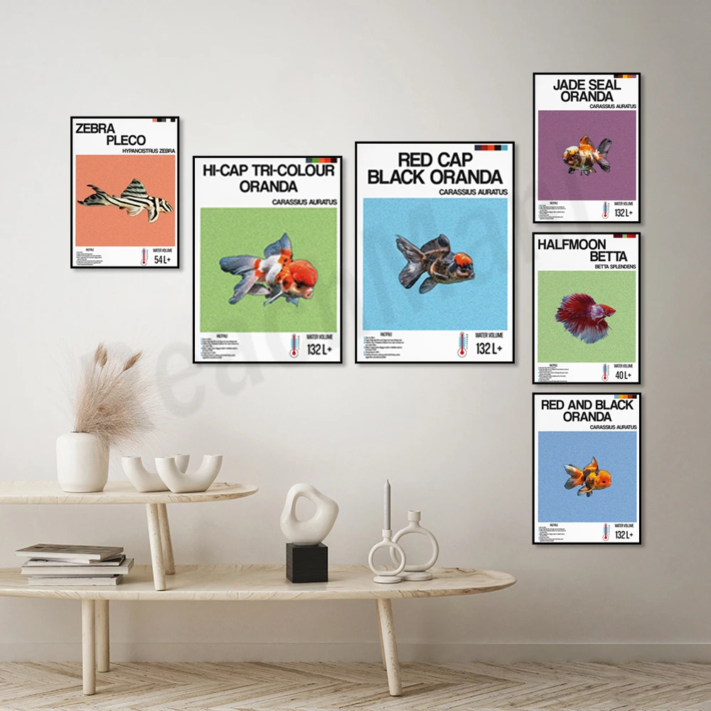 Fish information print, orname - Aquarium Fish Zebra recensione e prezzo