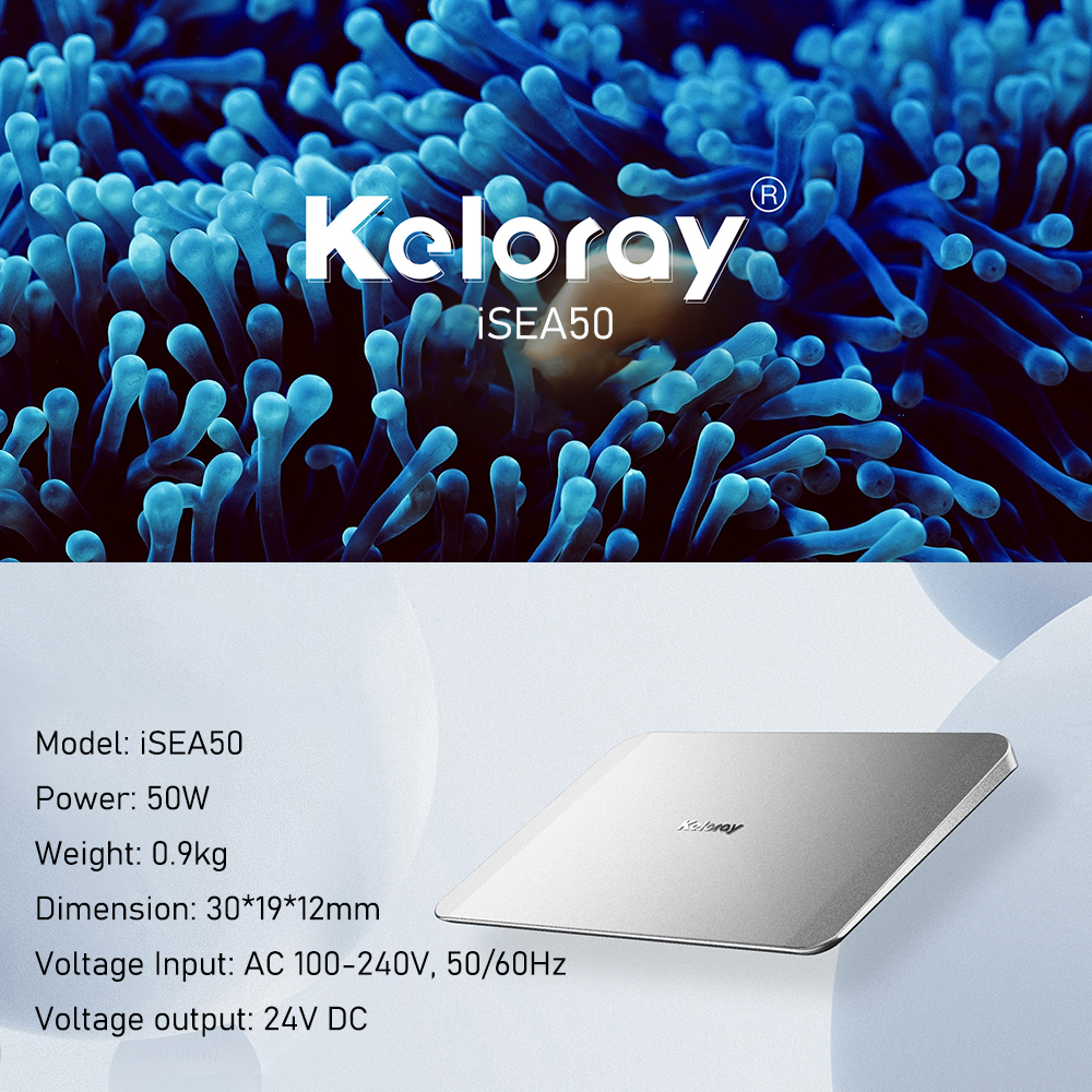 Keloray iSEA50 50W Fanless Ful - Aquarium Fish Light Lamp recensione e prezzo