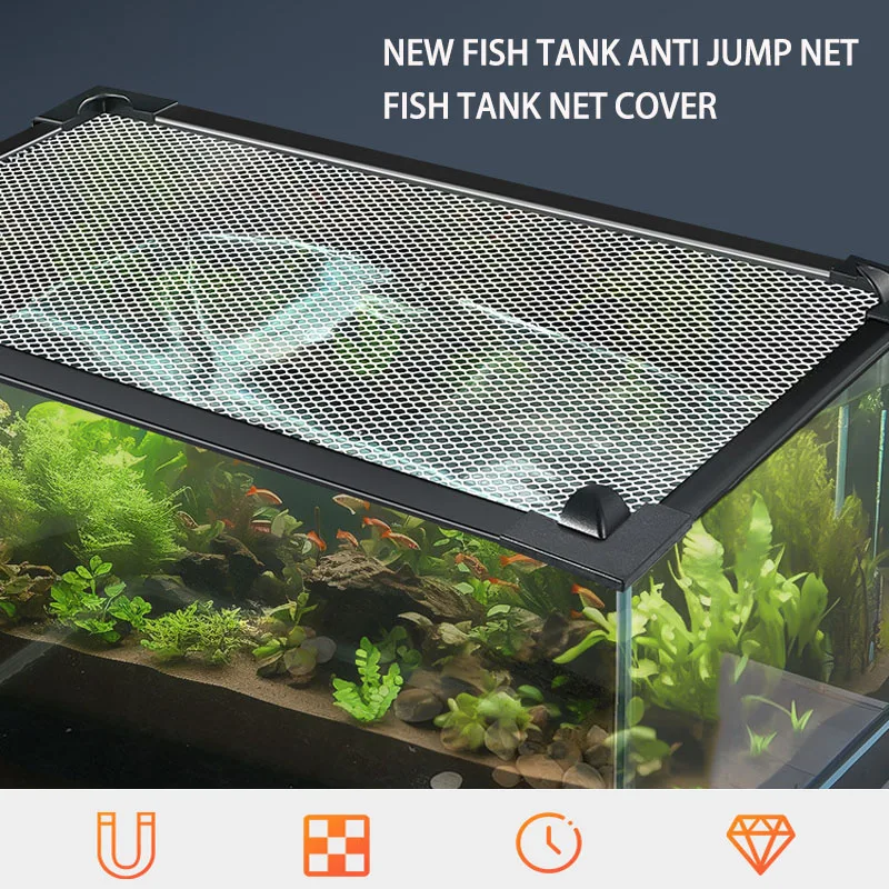 Aquarium Anti Jumping Net Magn - Aquarium Fish Jump Guard recensione e prezzo