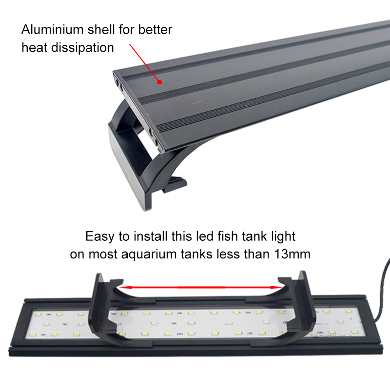 Aquarium LED Light for 16-64CM - Aquarium Fish Light Lamp recensione e prezzo