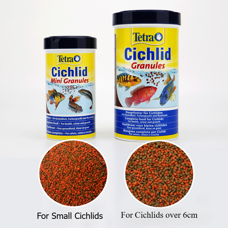 Tetra Cichlid Granules Clear W - Tetra Fish In Aquarium recensione e prezzo