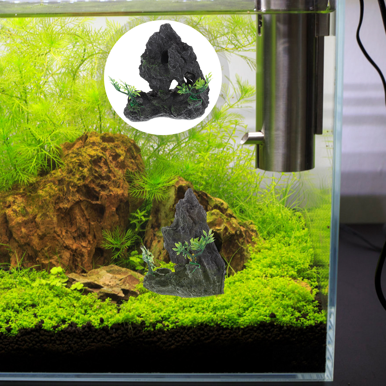 Resin Aquarium Mountain Decora - Aquarium Fish Japanese recensione e prezzo