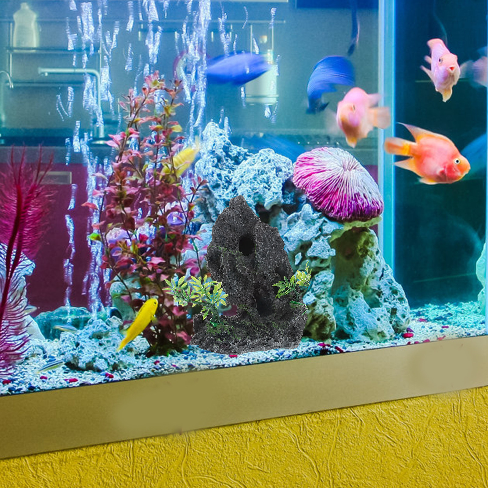 Resin Aquarium Mountain Decora - Aquarium Fish Japanese recensione e prezzo