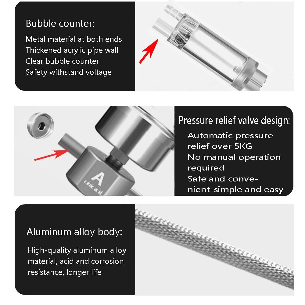Aquarium DIY CO2 Reactor Gener - Co2 Diffuser Planted recensione e prezzo
