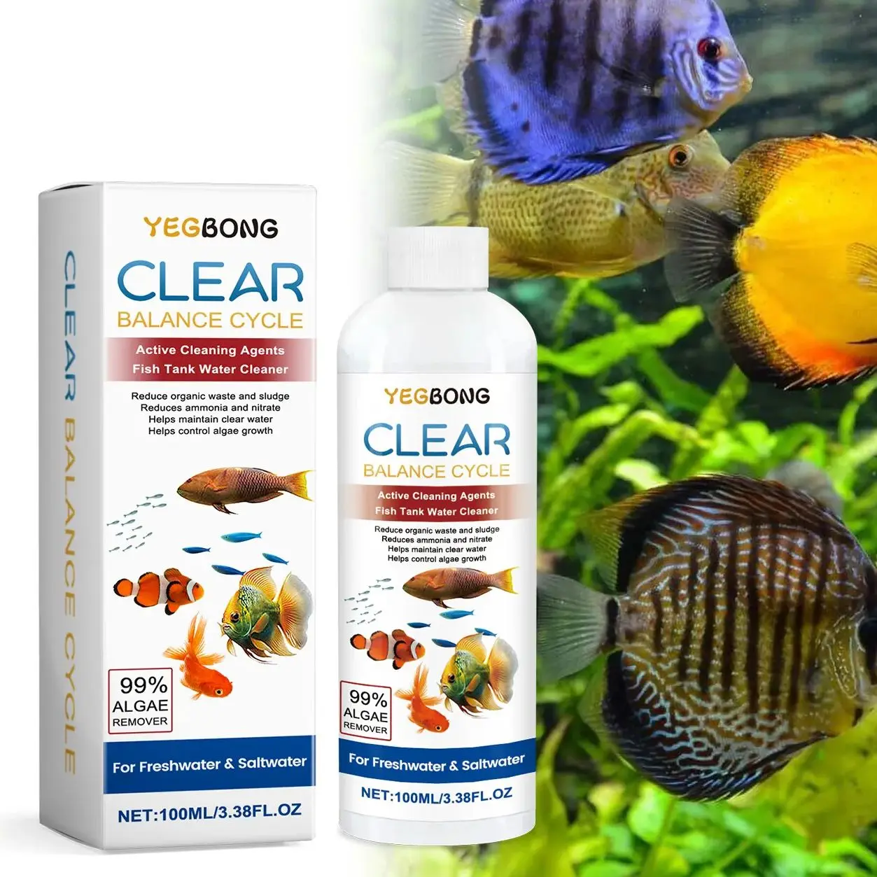 Algae Remover for Fish Tanks,  - Aquarium Fish Quality recensione e prezzo