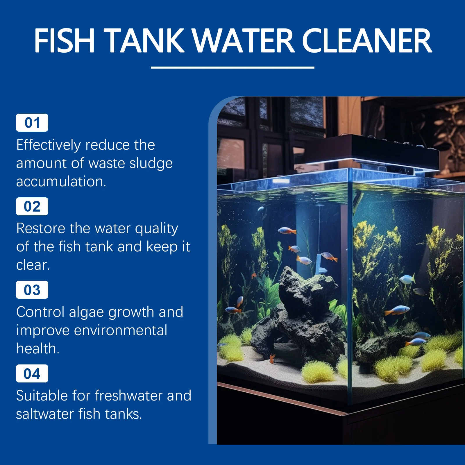 Algae Remover for Fish Tanks,  - Aquarium Fish Quality recensione e prezzo