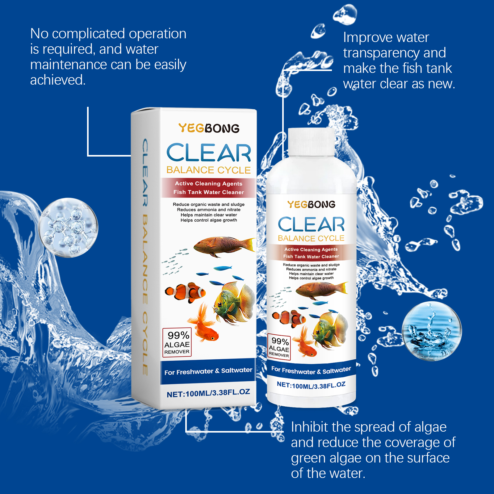 Algae Remover for Fish Tanks,  - Aquarium Fish Quality recensione e prezzo