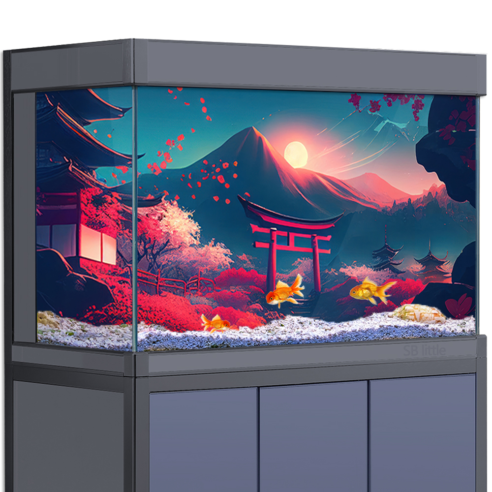 Aquarium Background Sticker De - Aquarium Fish Japanese recensione e prezzo