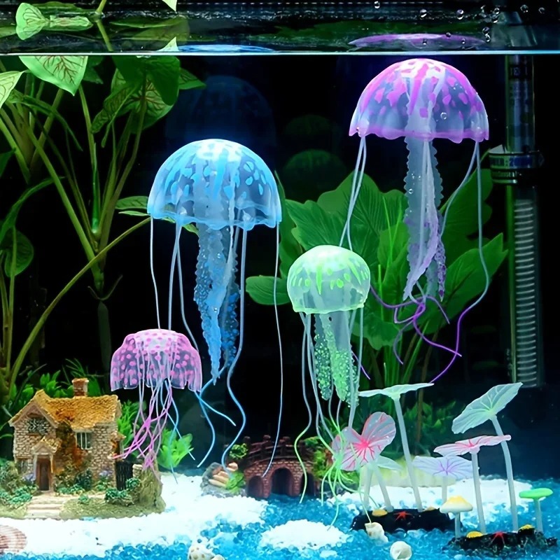 1pc Artificial Jellyfish Aquar - Aquarium Fish Colour recensione e prezzo