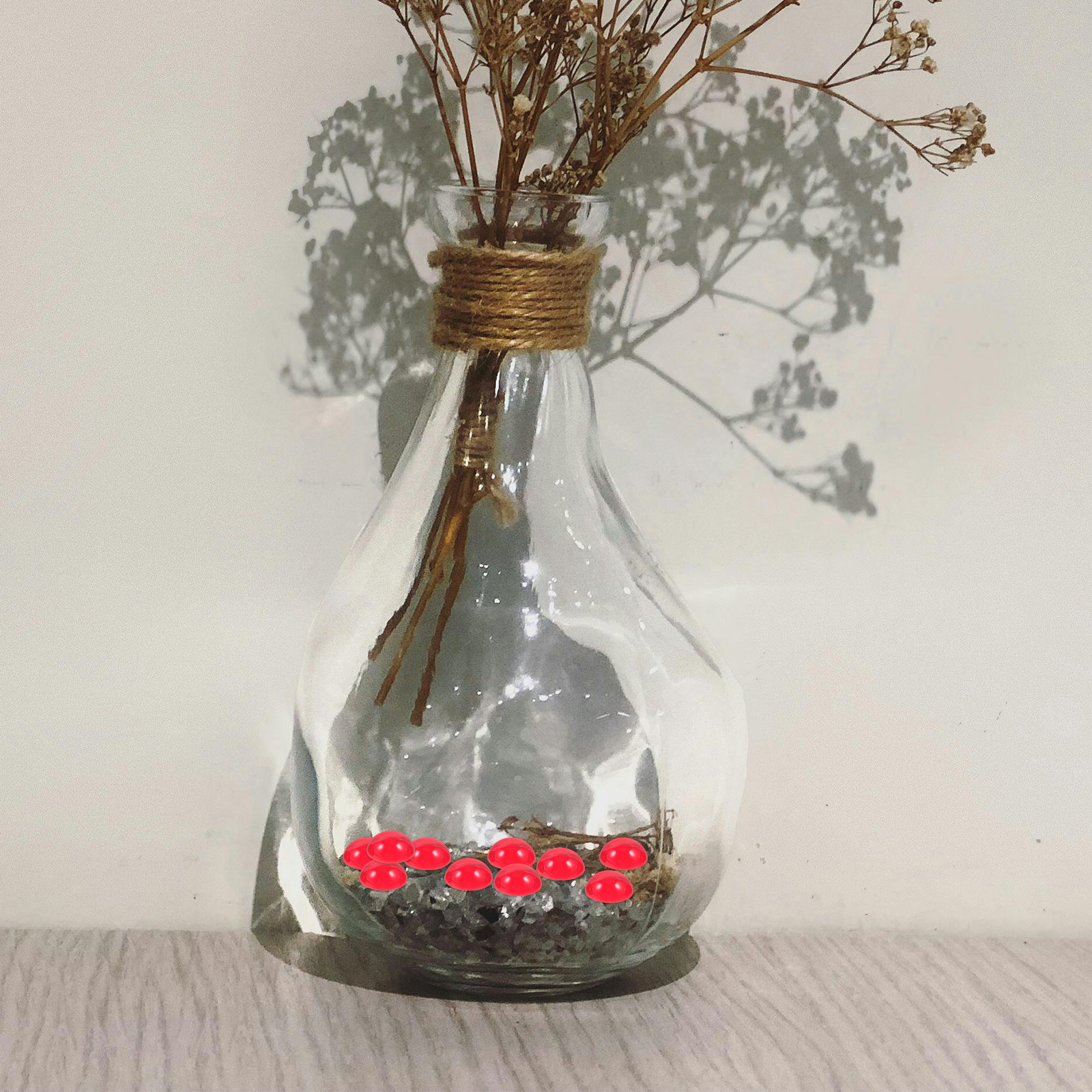 50Pcs Red Flat Bottom Glass Be - Aquarium Fish In recensione e prezzo