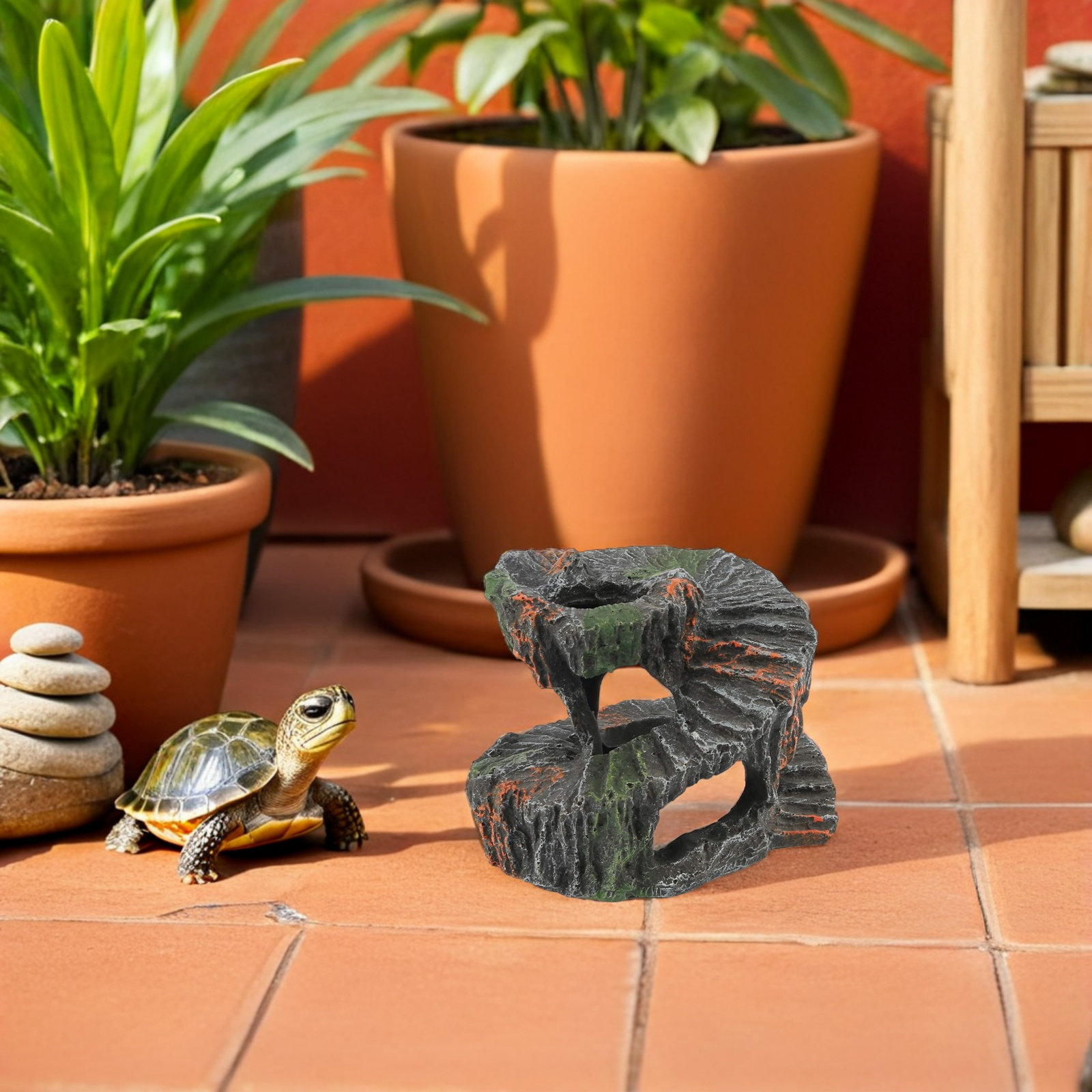 1Pcs Resin Turtle Terrace Bask - Aquarium Fish Long recensione e prezzo