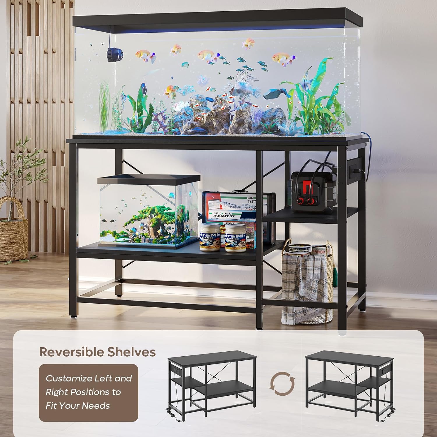 55 Gallon Fish Tank Stand with - Aquarium Fish Long recensione e prezzo