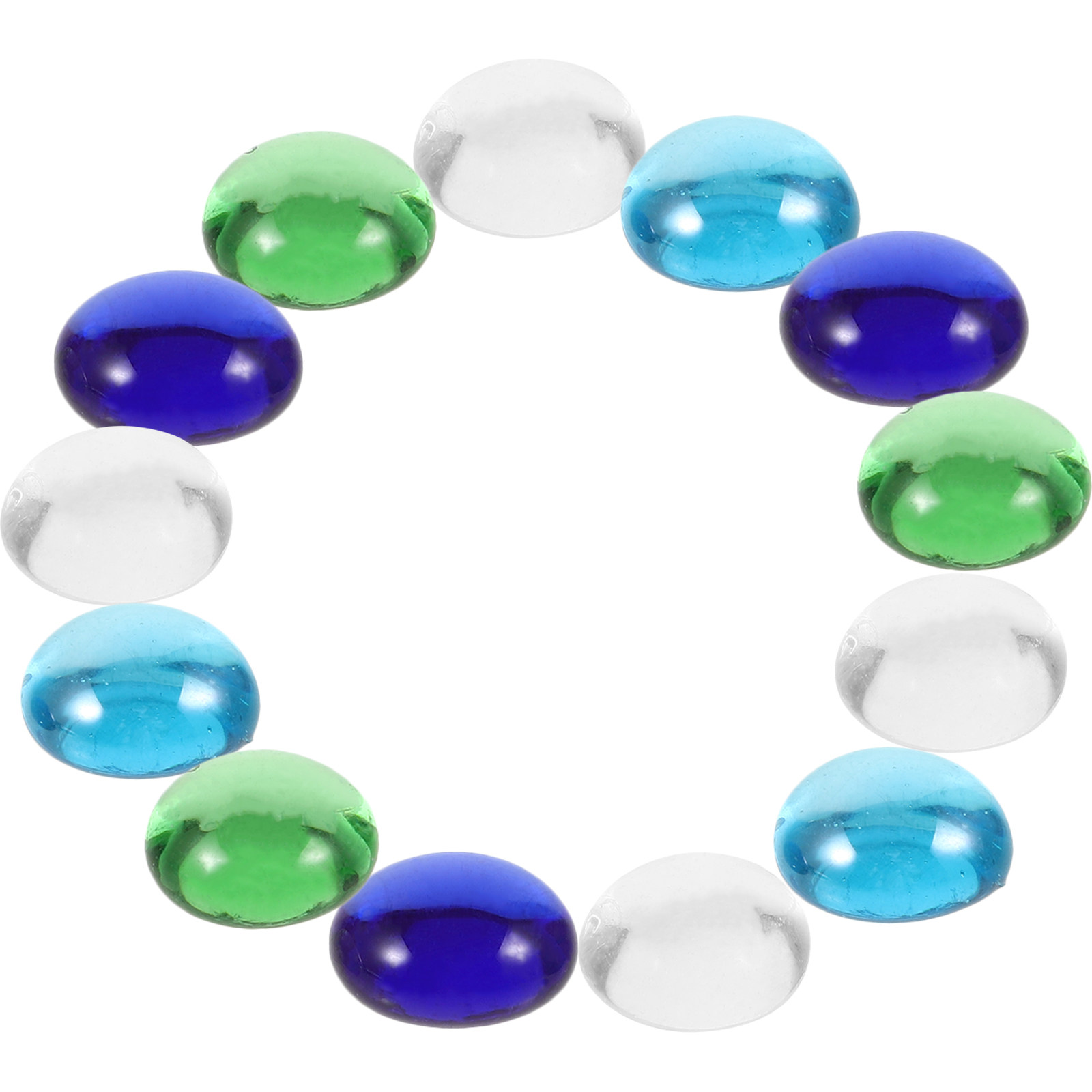 1Set Colorful Glass Beads Flat - Aquarium Fish In recensione e prezzo