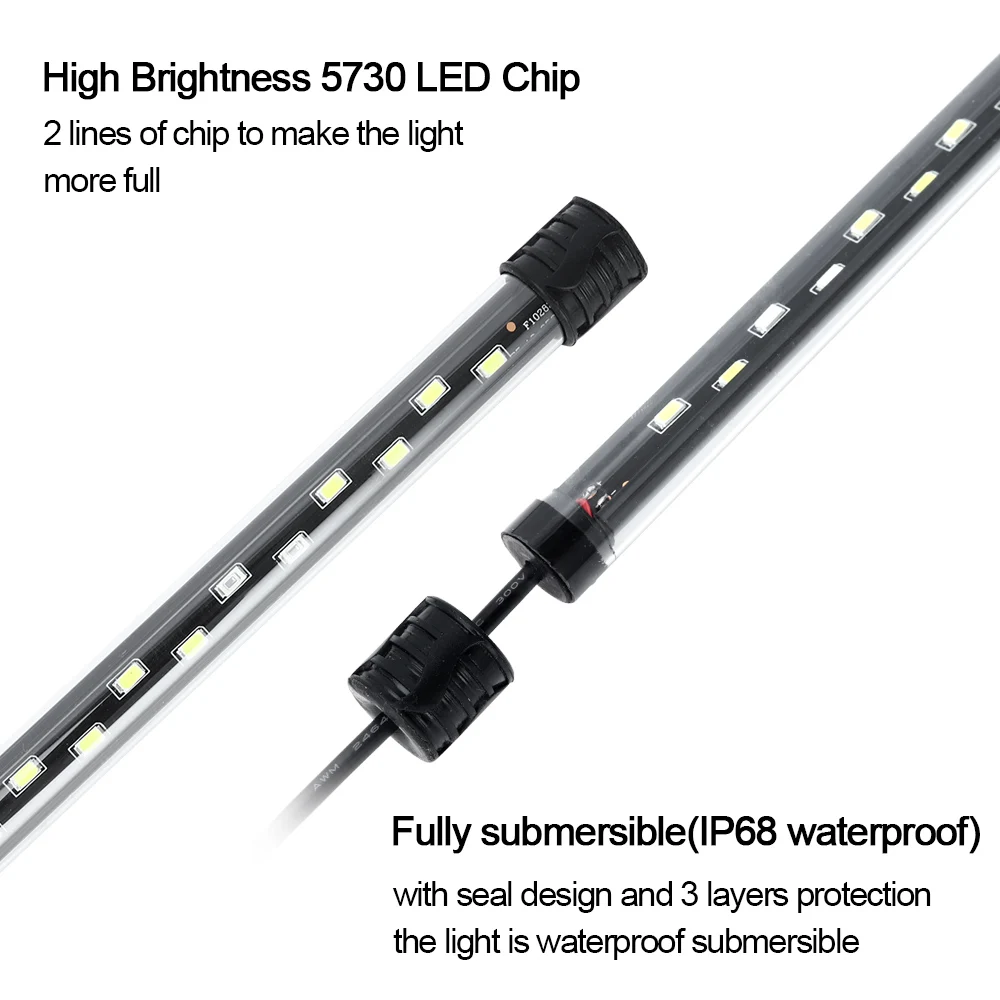 58CM  Aquarium Light LED Plant - Aquarium Fish Light Lamp recensione e prezzo