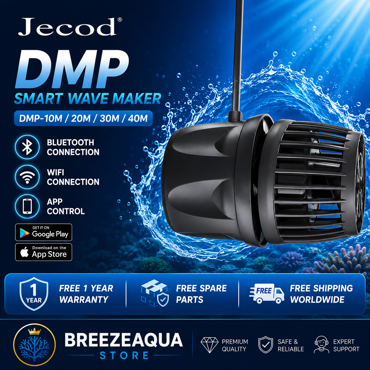 Jecod/Jebao New Cordless DMP-1 - Aquarium Fish Freshwater recensione e prezzo