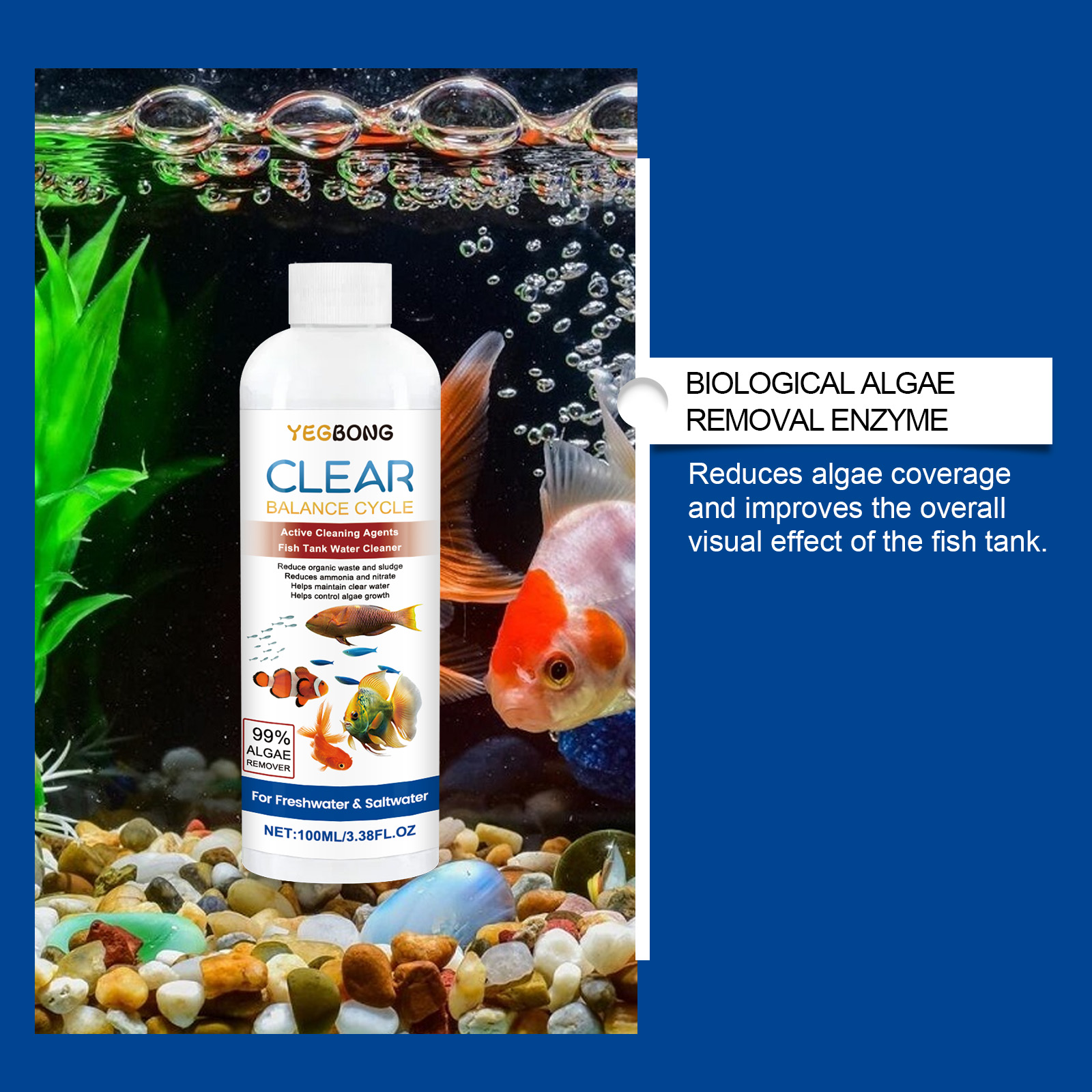Aquarium Water Clarifier 100ml - Aquarium Fish Quality recensione e prezzo