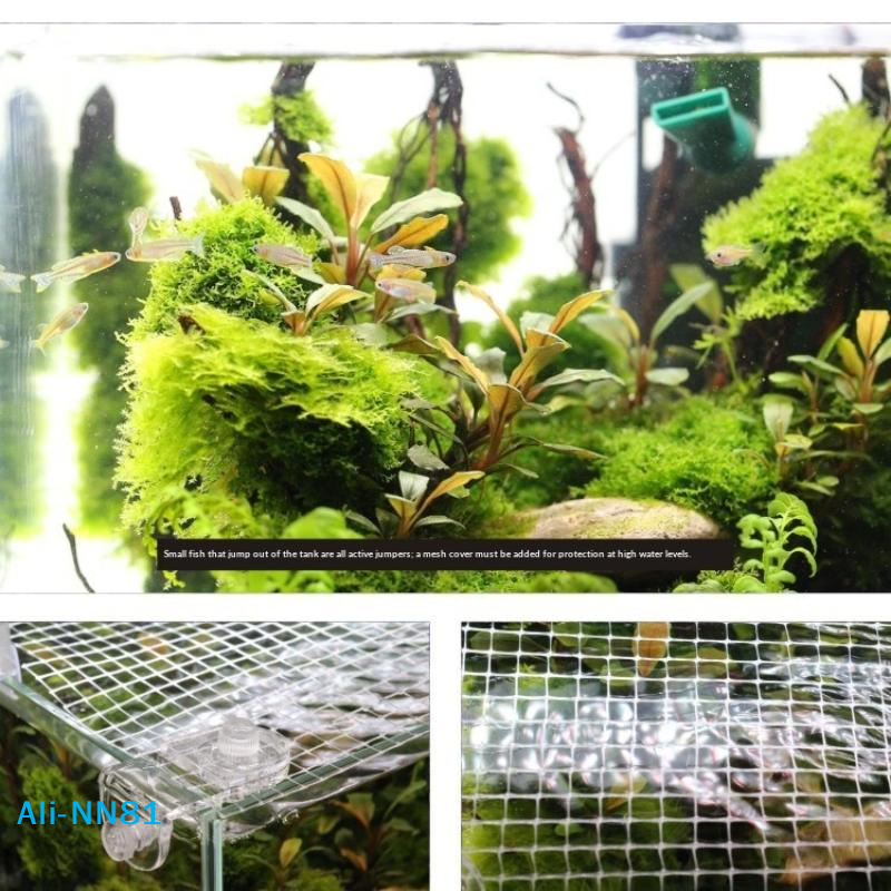 【N】1Pcs Fish Tank Net Anti Jum - Aquarium Fish Jump Guard recensione e prezzo