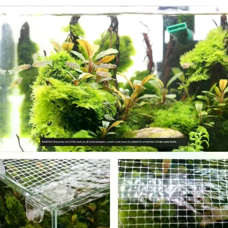 1Pcs Fish Tank Net Anti Jumpin - Aquarium Fish Jump Guard recensione e prezzo