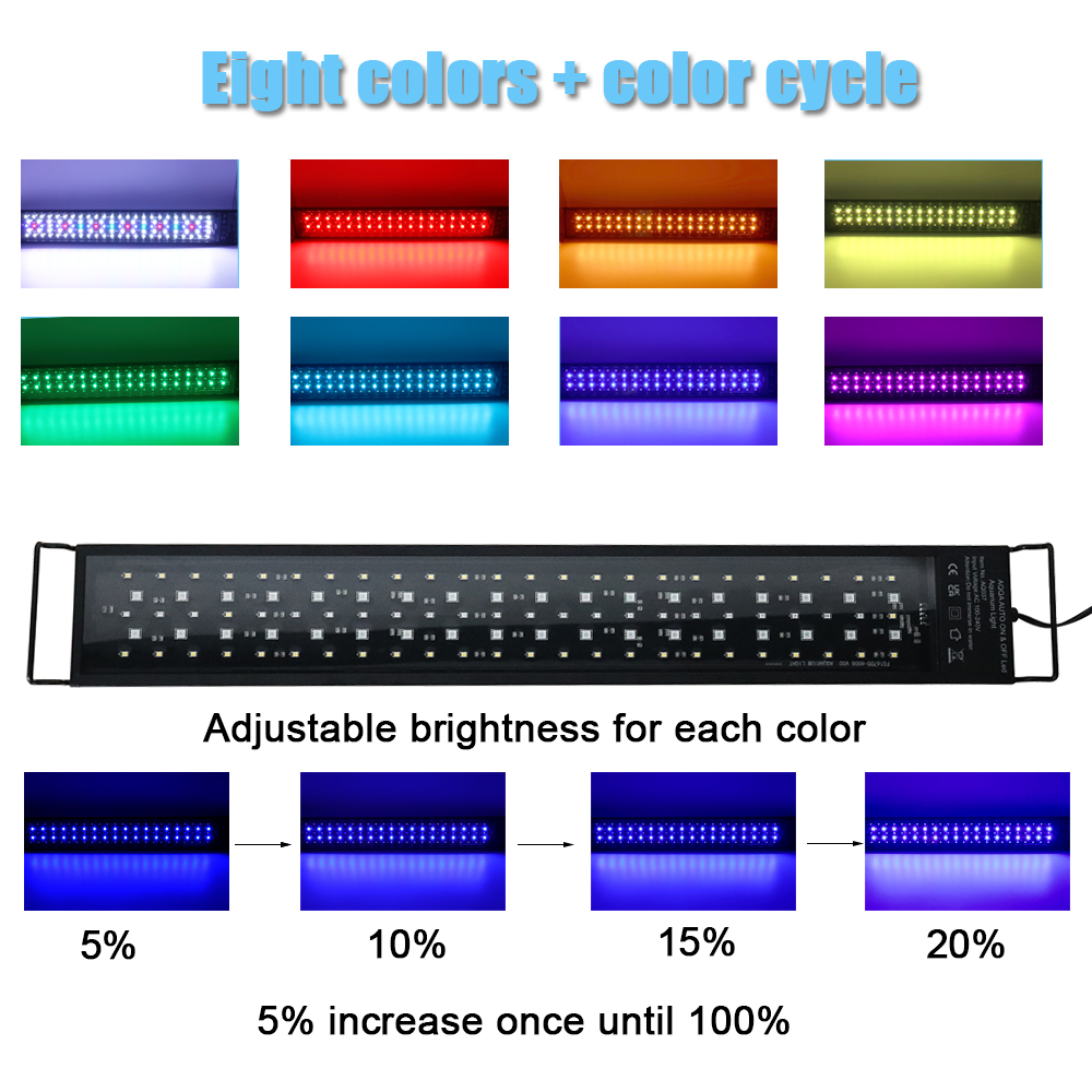 30-60cm Fish Tank 24/7 Full Sp - Aquarium Fish Light Lamp recensione e prezzo