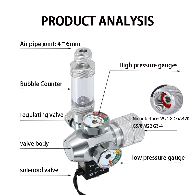 New DIY Aquarium CO2 Regulator - Aquarium Fish For Beginners recensione e prezzo
