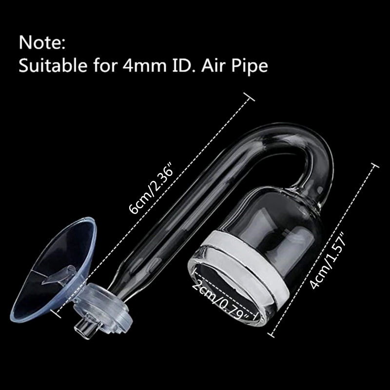 4pcs Set DIY CO2 Diffuser For  - Aquarium Fish Photography recensione e prezzo