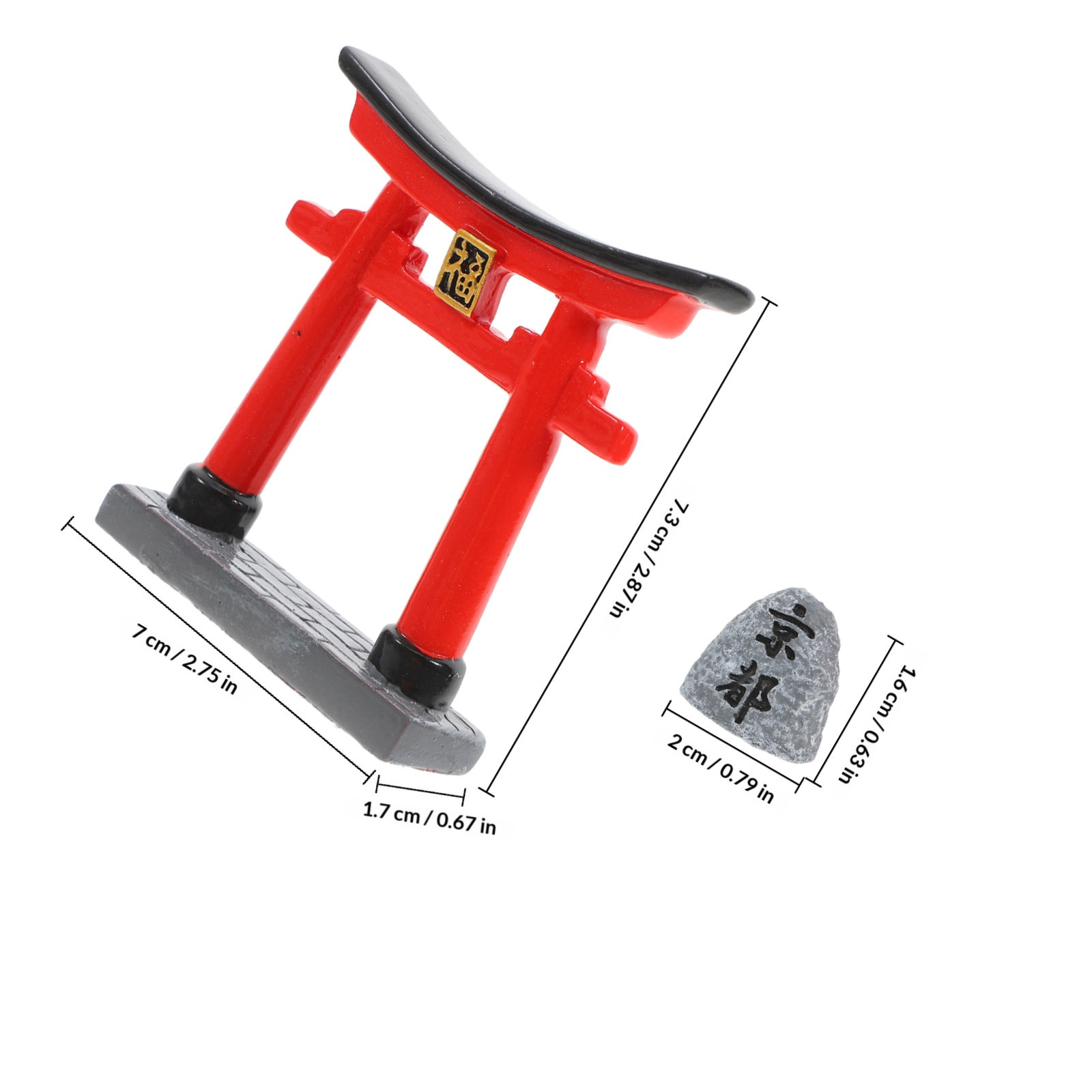 Tiny Japanese Torii Gate Sculp - Aquarium Fish Japanese recensione e prezzo