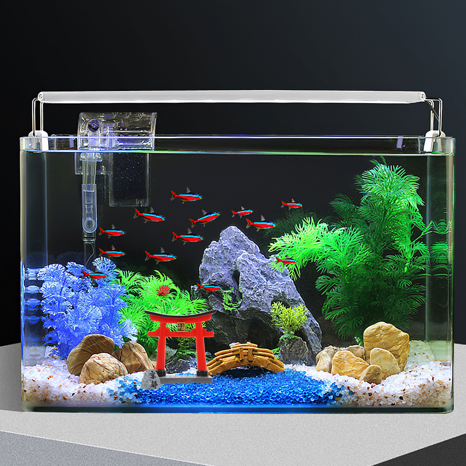 Tiny Japanese Torii Gate Sculp - Aquarium Fish Japanese recensione e prezzo