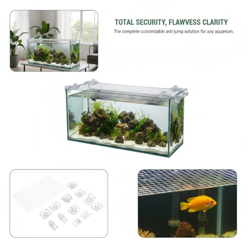 Aquarium Net for Fish Tank 1Pc - Aquarium Fish Jump Guard recensione e prezzo